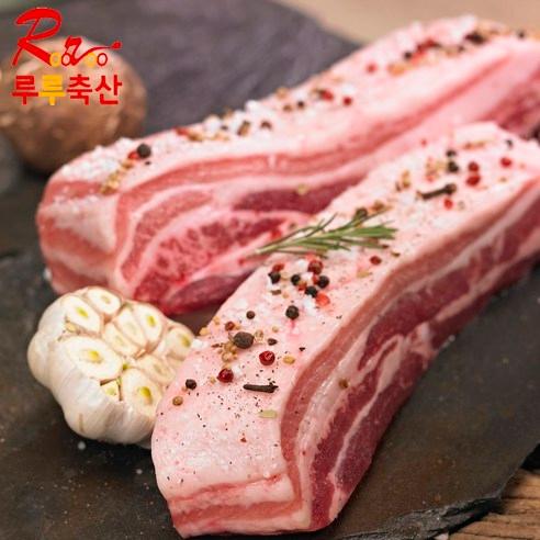 [루루축산] 삼겹살 보쌈수육용 1+1 총 1kg