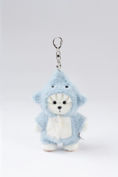 레나베어 상어 점프슈트 키링 화이트