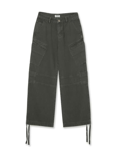 CARGO DENIM PANTS [CHARCOAL]