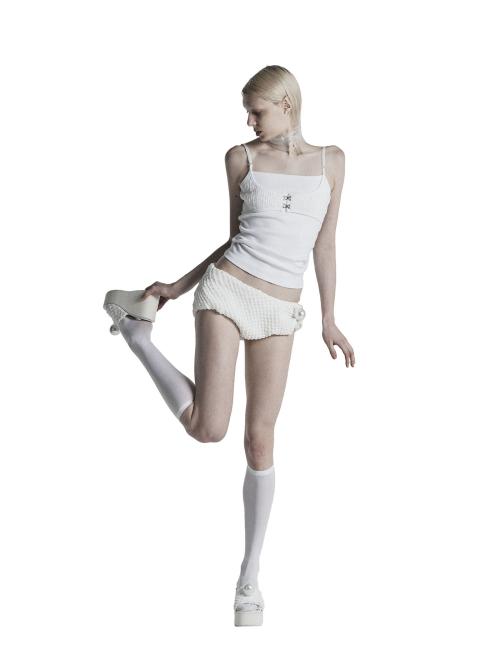 Co.ce sleeveless in lace white