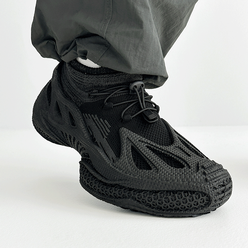 DP 스트리트 발목 밴드 니트 스트링 발편한 런닝화