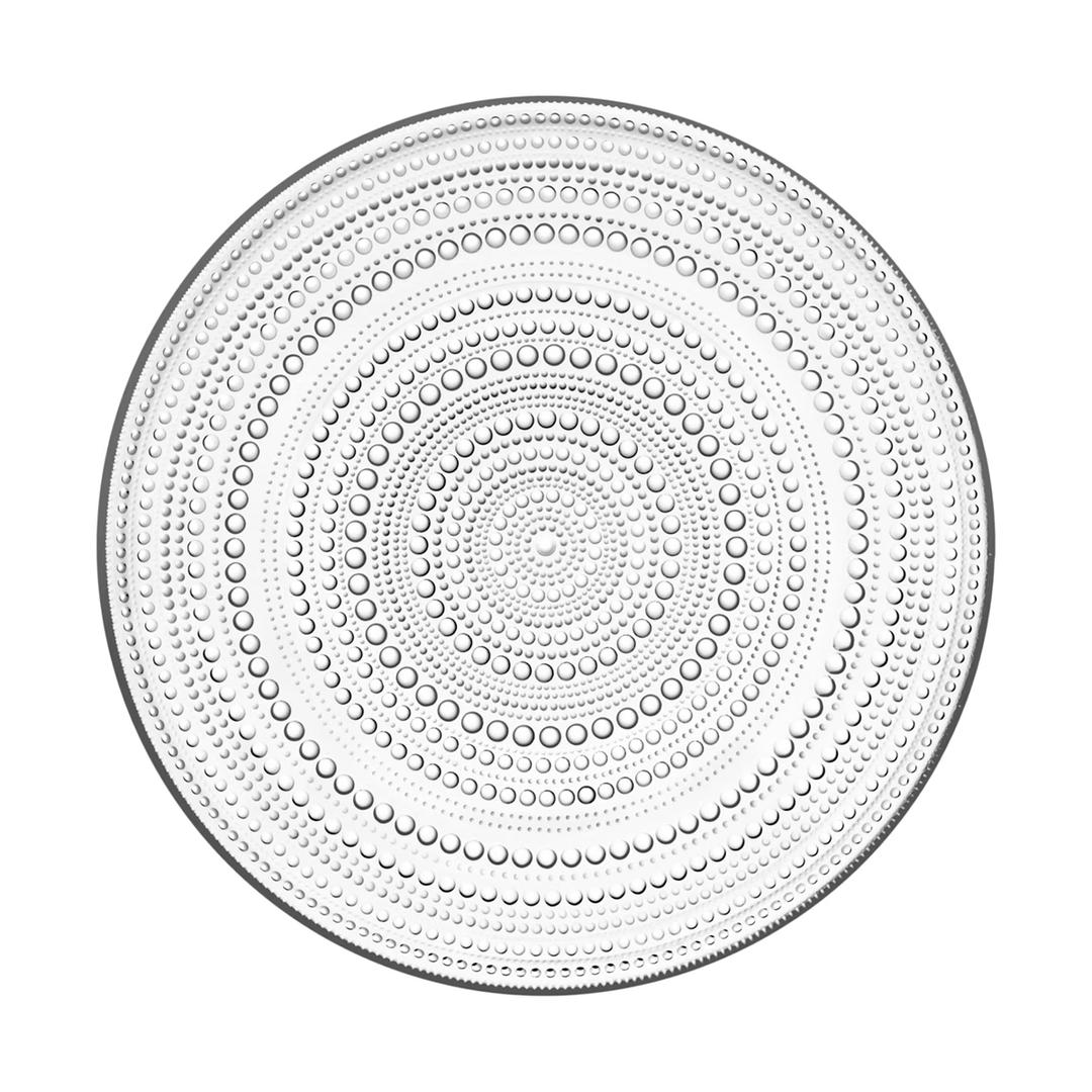 kastehelmi plate 3 sizes clear