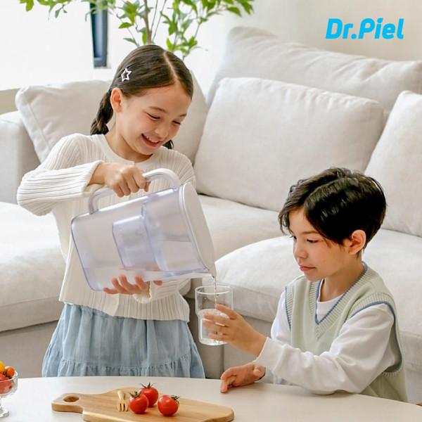 닥터피엘 에코 피처형 정수기 2.4L 한국형 미니 정수기 친환경 초간편 셀프케어 정수기