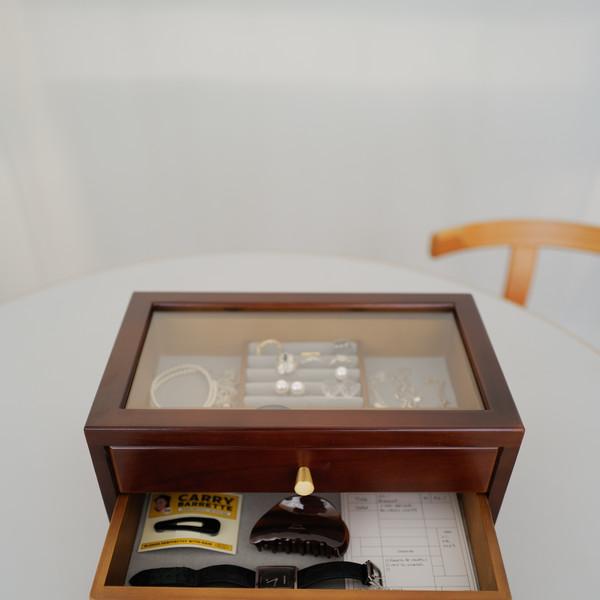 2-Tier Paulownia Archive Box