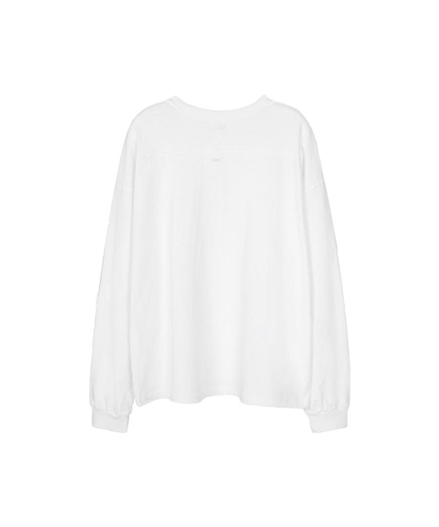 003 Stitch Loose-fit Long Sleeve (white)