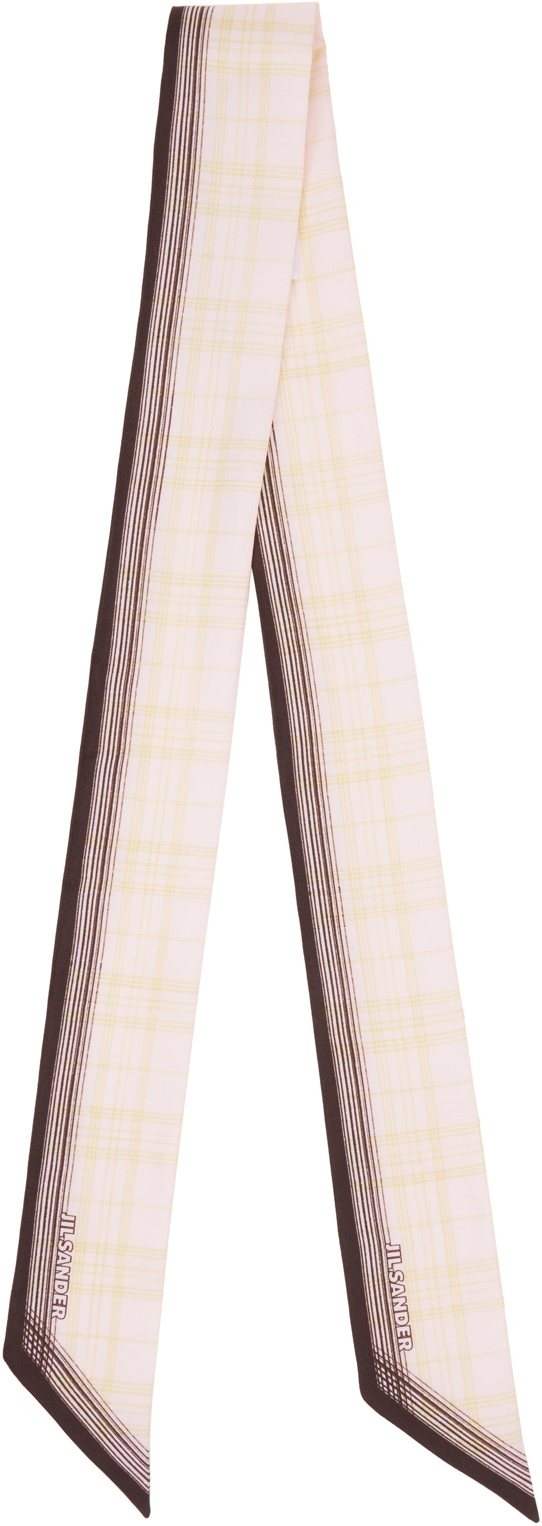 Pink Twilly Check Scarf