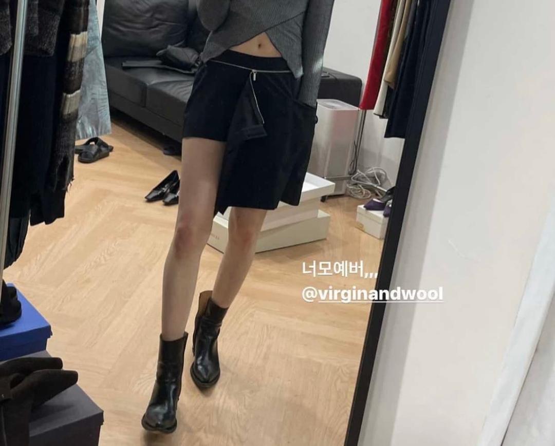 질샌더 지퍼 디태쳐블 스커트 쇼츠 34 버진앤울 | 후루츠패밀리