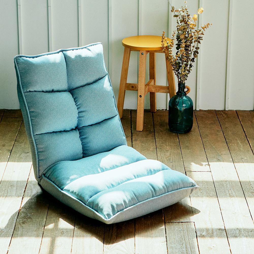 블루밍홈 피티좌식의자 2 COLOR 패브릭 스트래칭