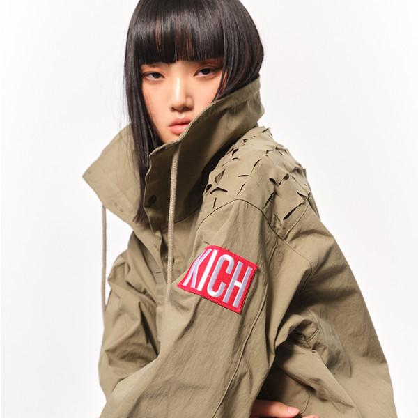 Bluesf Garden Snip Trench Short Work Jacket