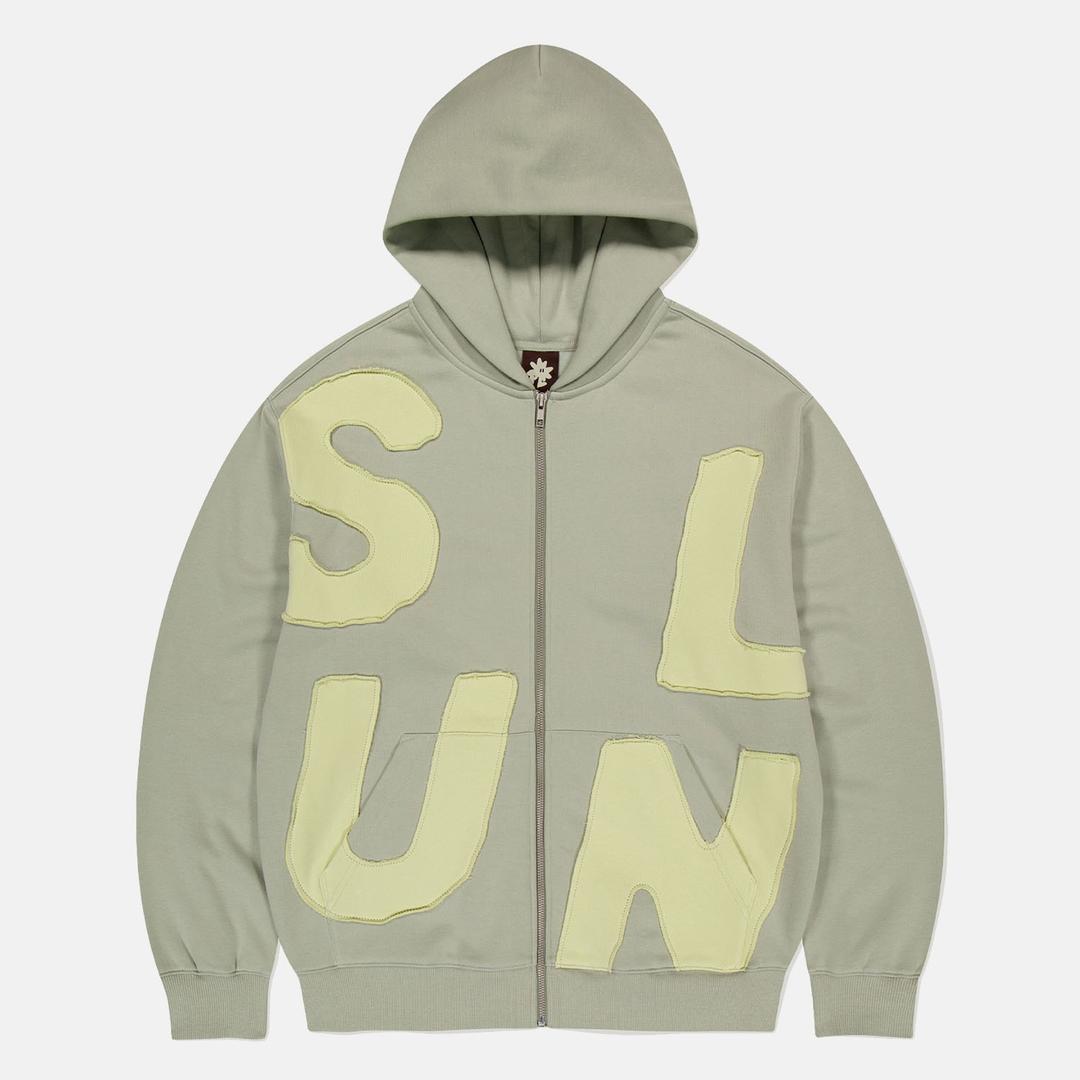 (9/6 예약 배송) Capital Zip Up Hoodie Light Sage