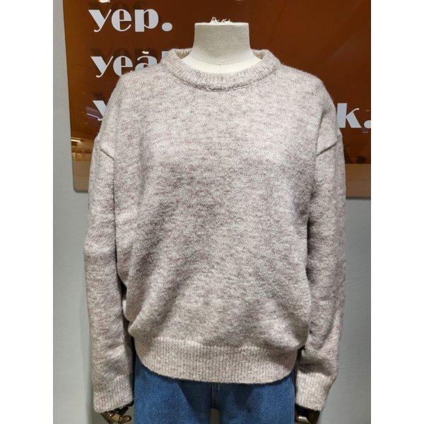 [갤러리아] [바인드]23W_보송이RT 라운드니트(DGDW9-WSP121)(한화갤러리아㈜ 광교)