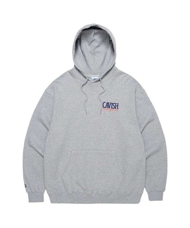 SERIF EMB HOODIE [GREY]