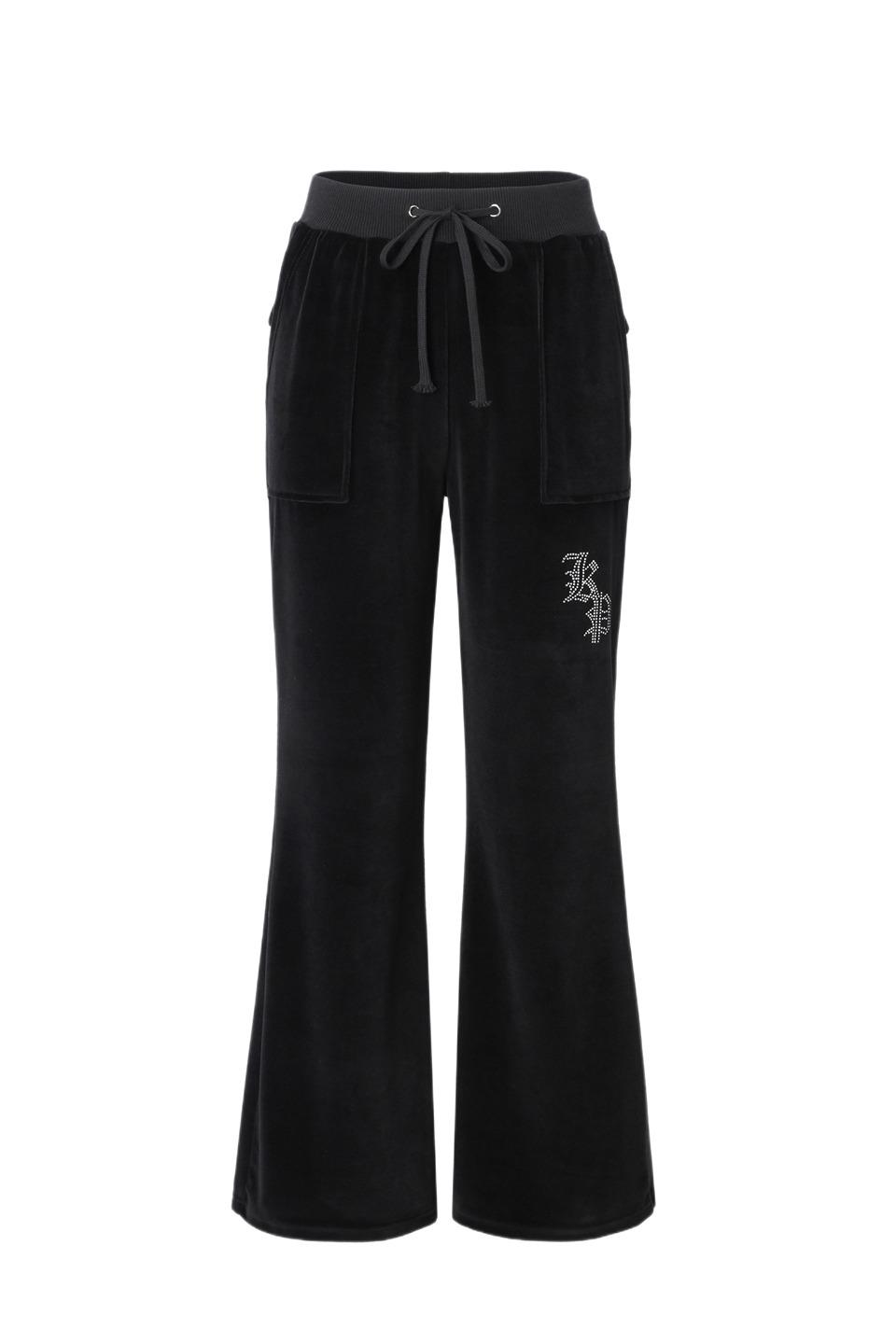 Cubic Velour Bootcut