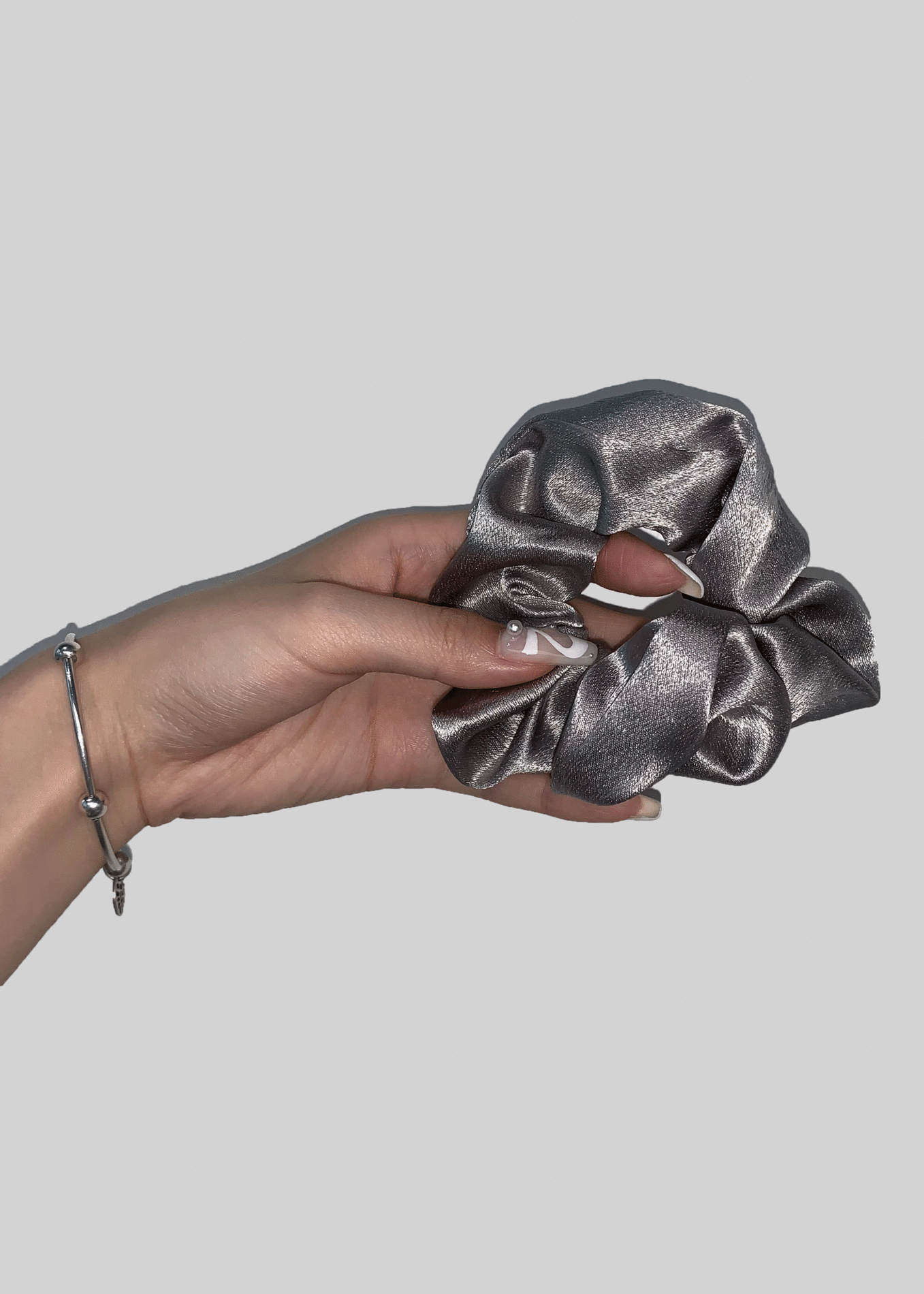 swan scrunchie (2color) *헤어끈/곱창
