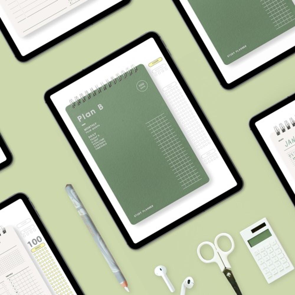 굿노트 플랜비 스터디플래너 100days