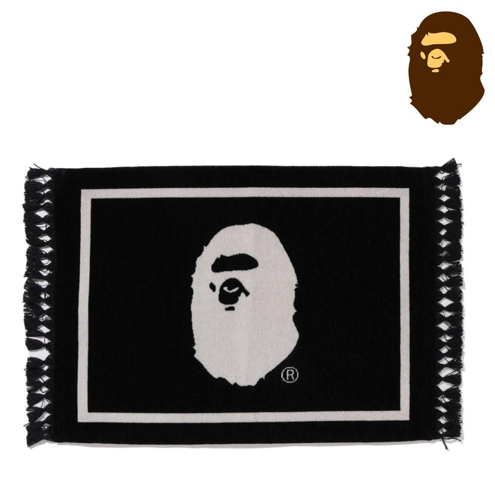 BAPE 베이프 APE HEAD 스퀘어 러그 S