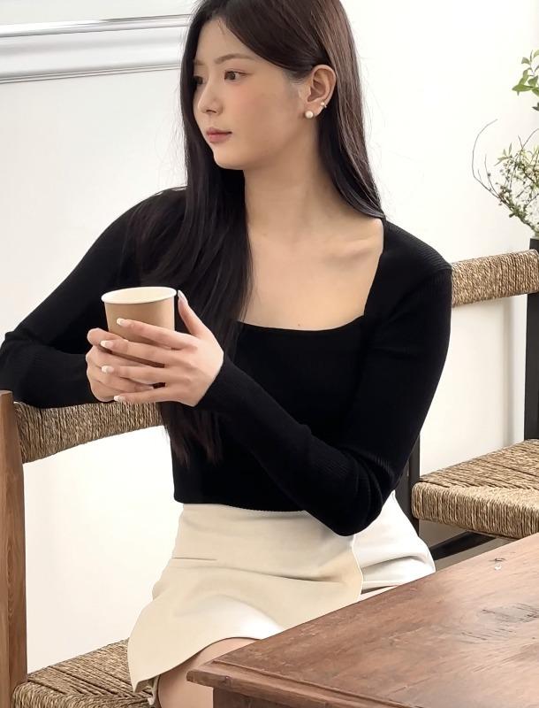 그레이스 니트탑 (2color)