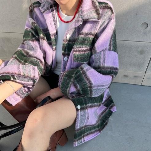 [난닝구]카코브 체크남방 - 재킷 | 쿠팡