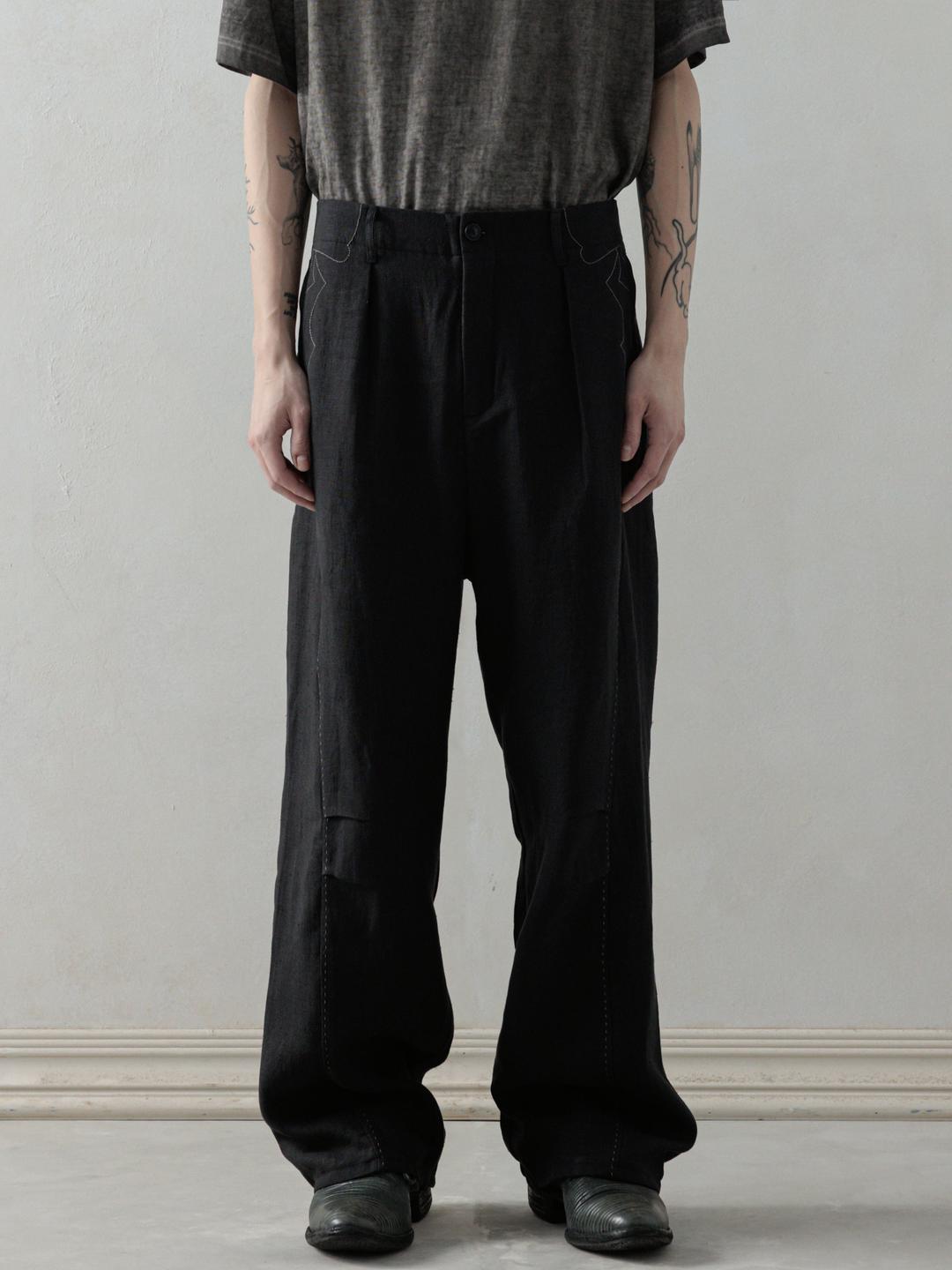 25SS｜Sheer Pants (Black) - 46