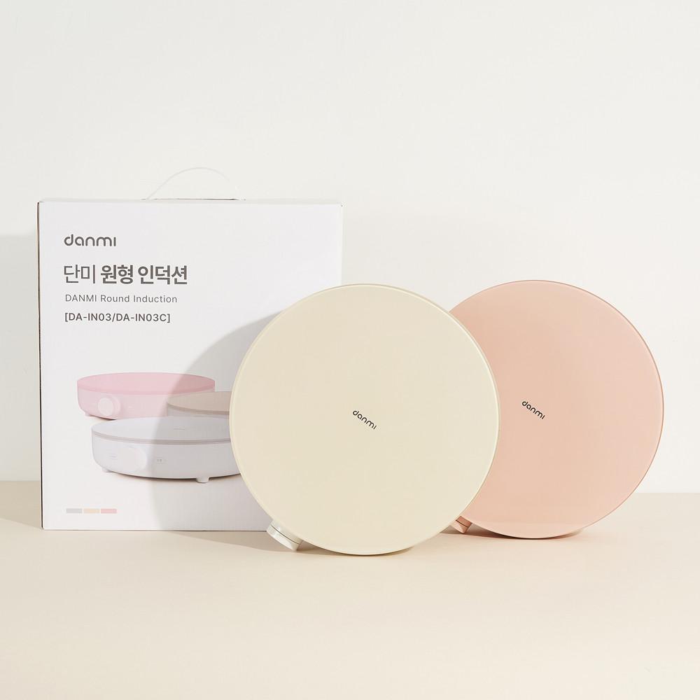 단미 1구 인덕션 컬러 미니 휴대용 전기레인지 원형 캠핑 인덕션렌지 DA-IN03C