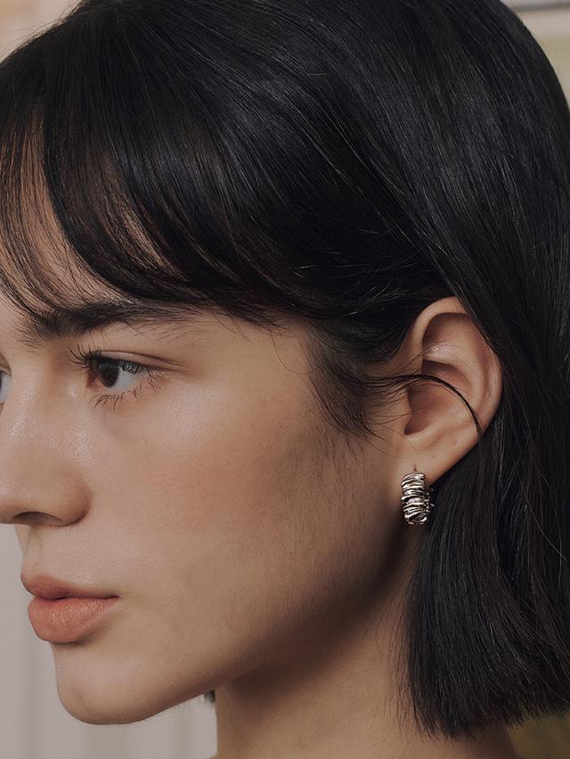 황정음,정은지,장도연,류진 착용_Shirring Hug Earrings