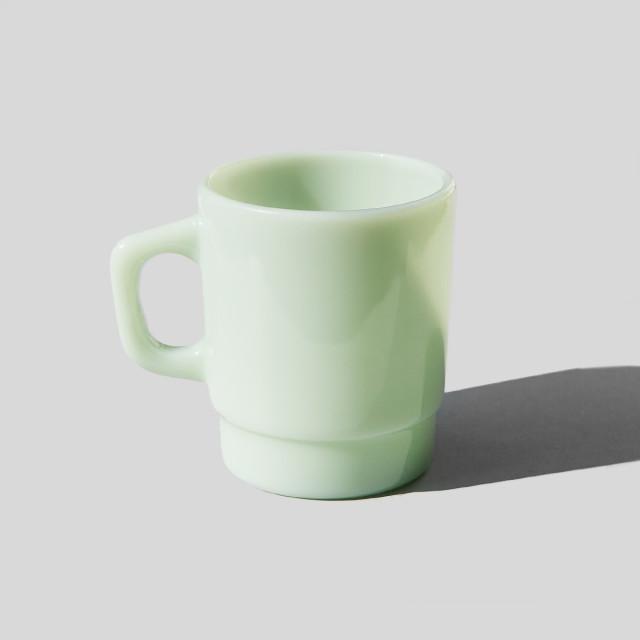 [언스][UNS] MILK GLASS MUG 8.7oz - MINT