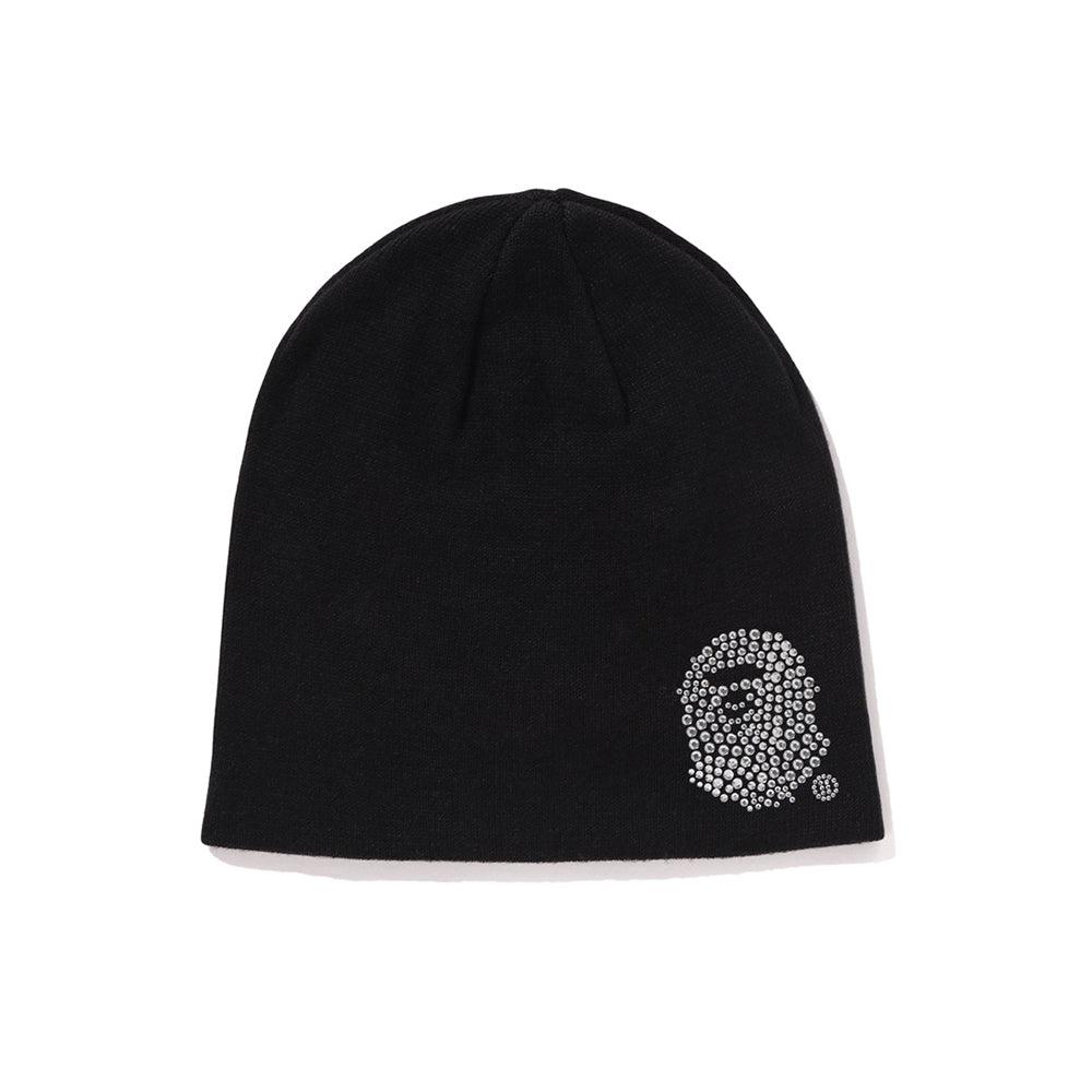 크리스탈 에이프 헤드 비니(W) BLACK