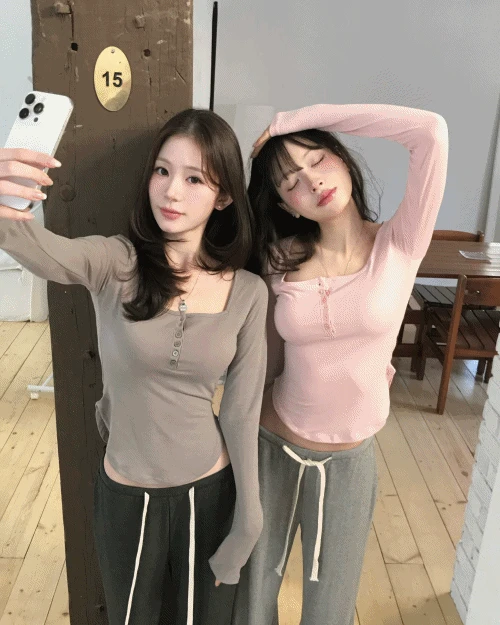 [ 솜다PICK / 365 시리즈 ] 풀 스퀘어 기모 베이직 TOP