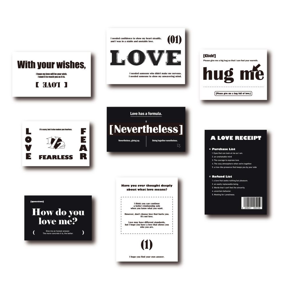 [히피베어] 사랑 시리즈 스티커팩 / sitcker 다이어리꾸미기