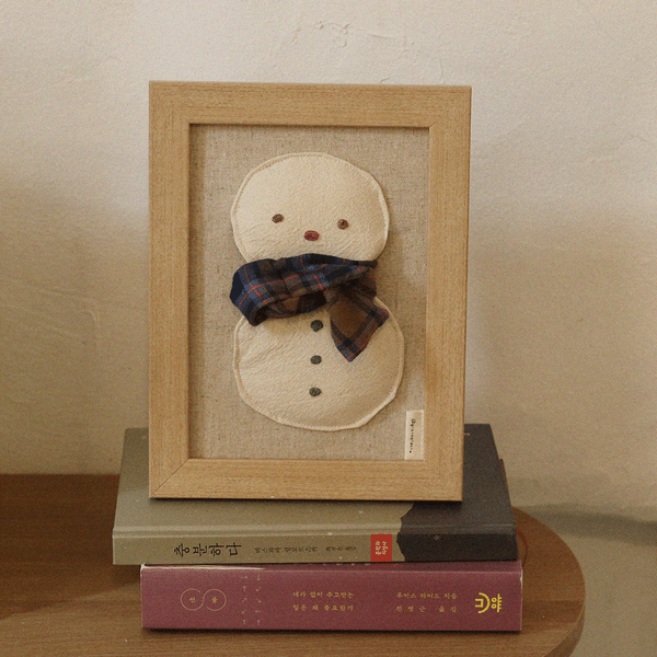 dress-up snowman frame | 내가 그린 눈사람 그림