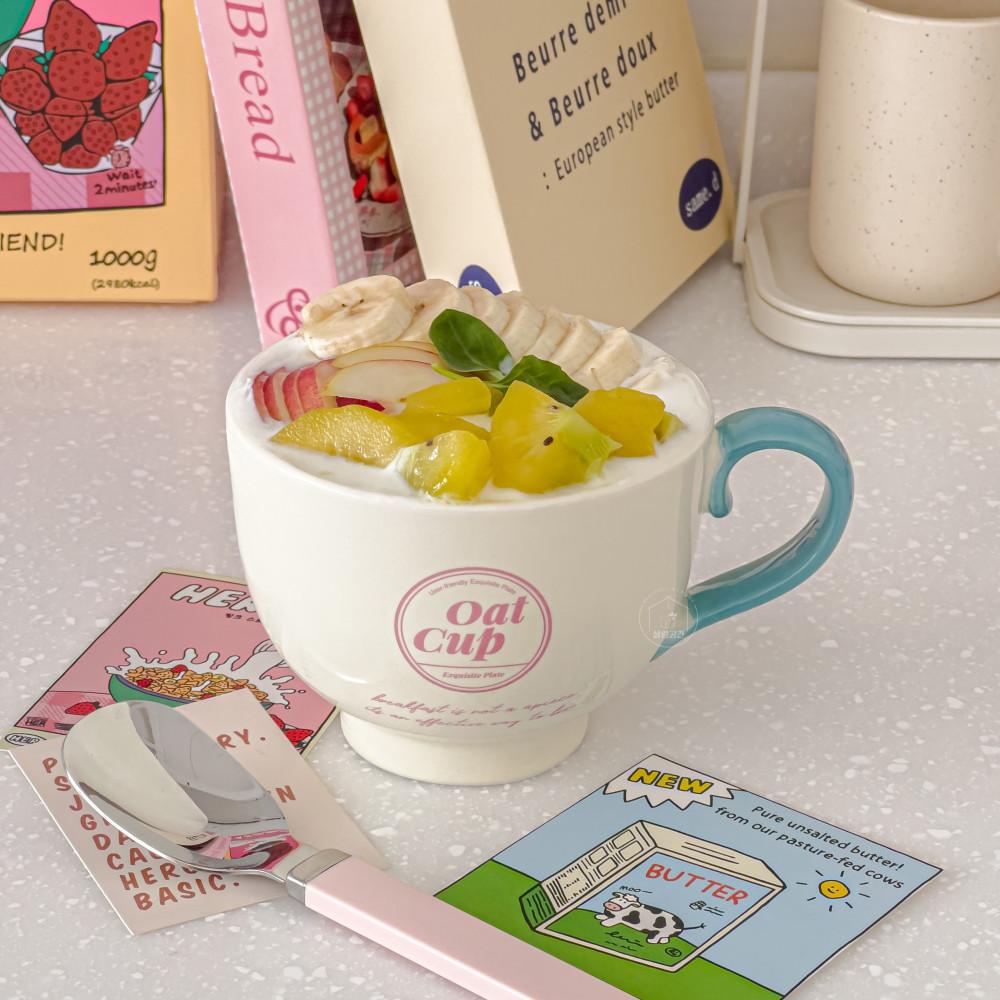 시리얼볼 빙수 그릇 디저트 씨리얼 미니 화채 요거트볼 손잡이