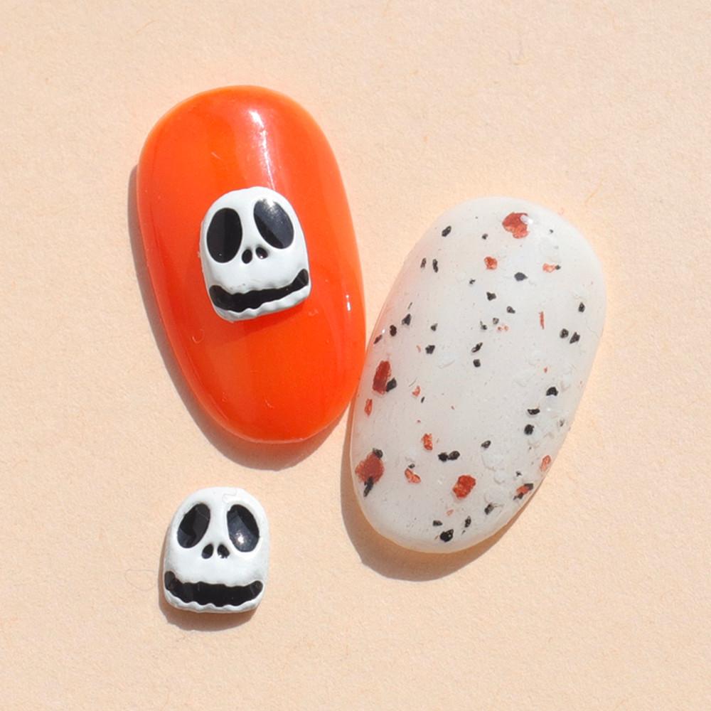 할로윈 해골 네일파츠 2개입 (셀프 젤네일재료)