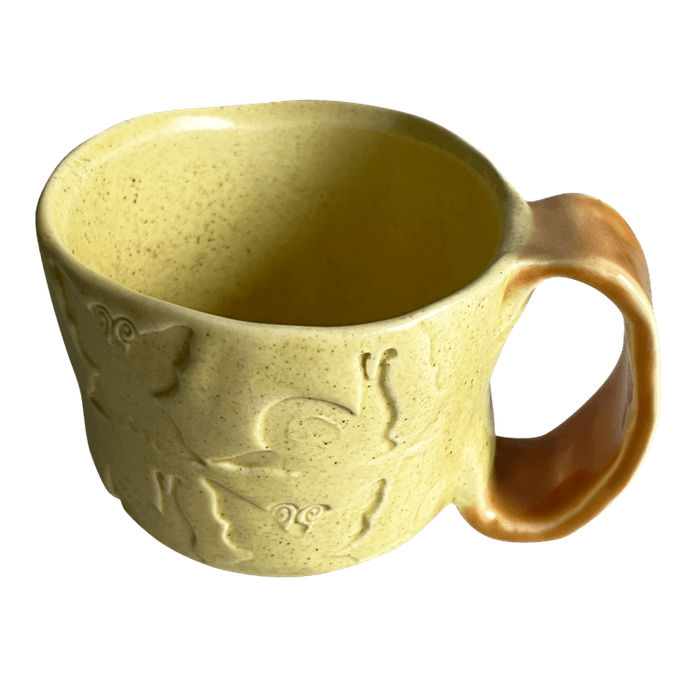 Yellow Snail&Butterfly Stamp Cup
