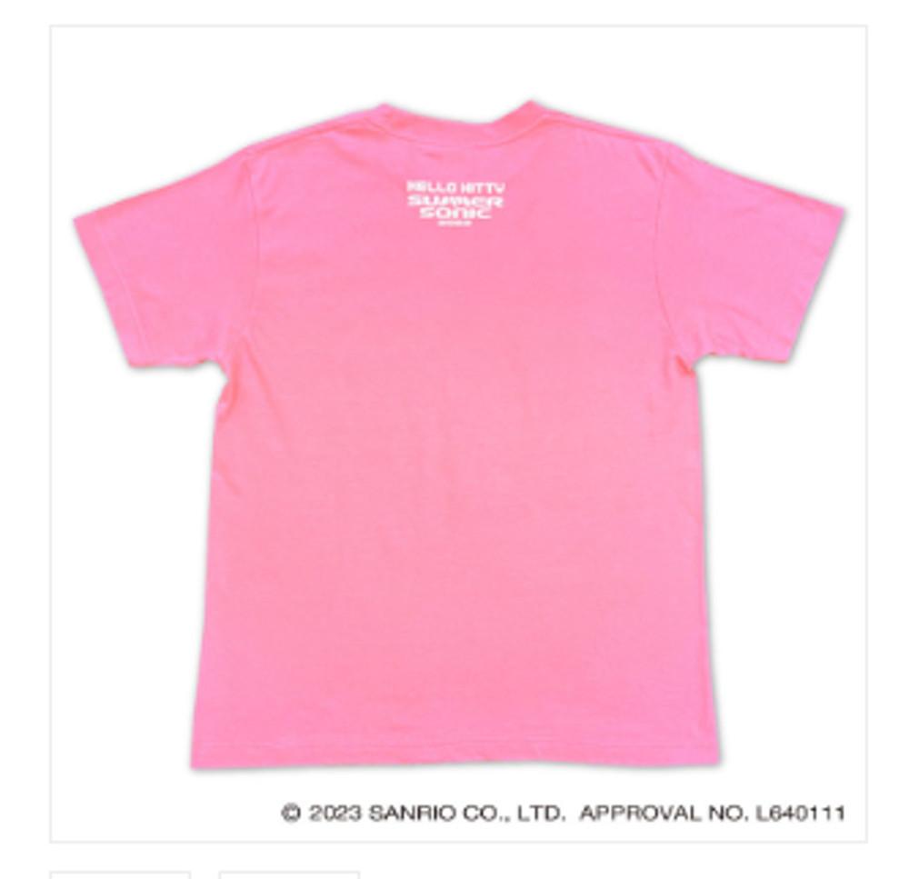 HMV SUMMER SONIC｜HELLO KITTY Collaboration T-Shirt (S)ピンク