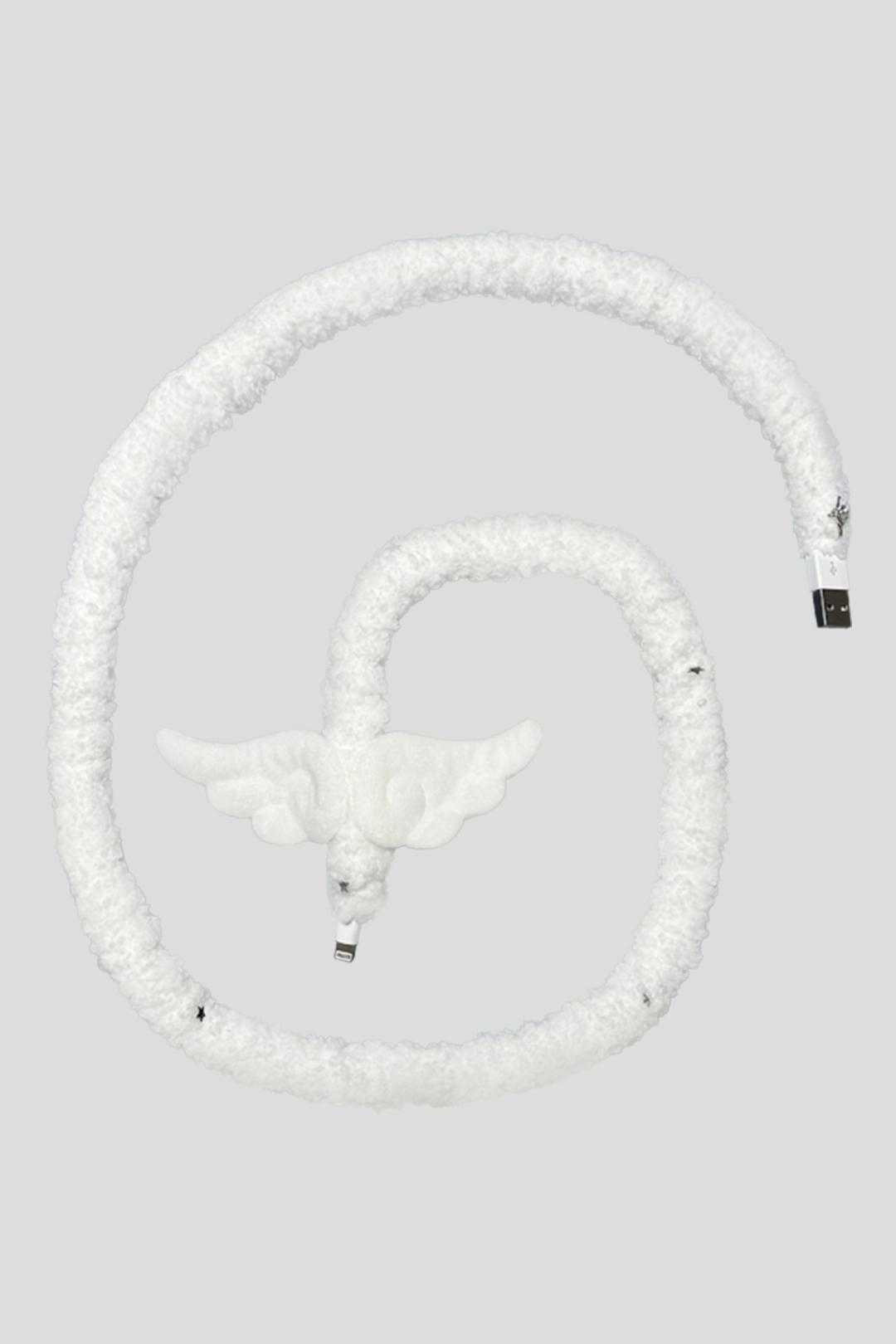 Fuzzy cable_Angel (White)