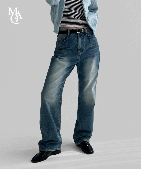 매니크 [MNQ MADE] 베스터 세미 부츠컷 데님팬츠