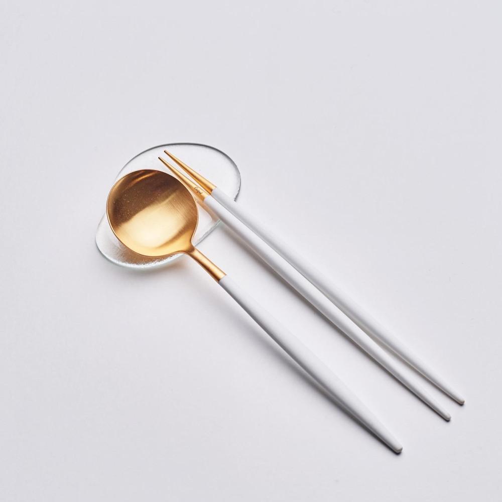 드롭 수저받침, 유리한삶