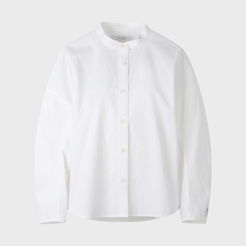 [RE;CODE 여성] Voluminous Sleeve Stand Collar Blouse_RQSAS2353