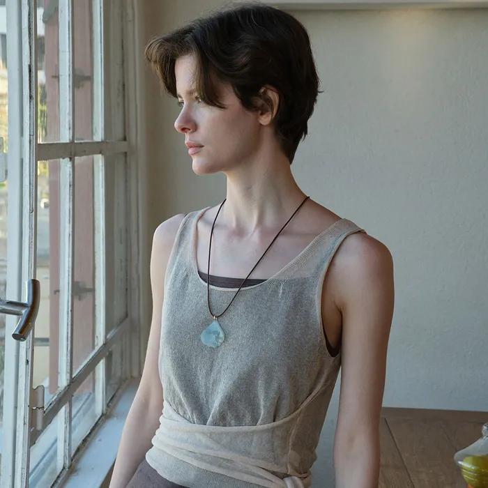Pendant Strap Necklace SX5XX002_3color