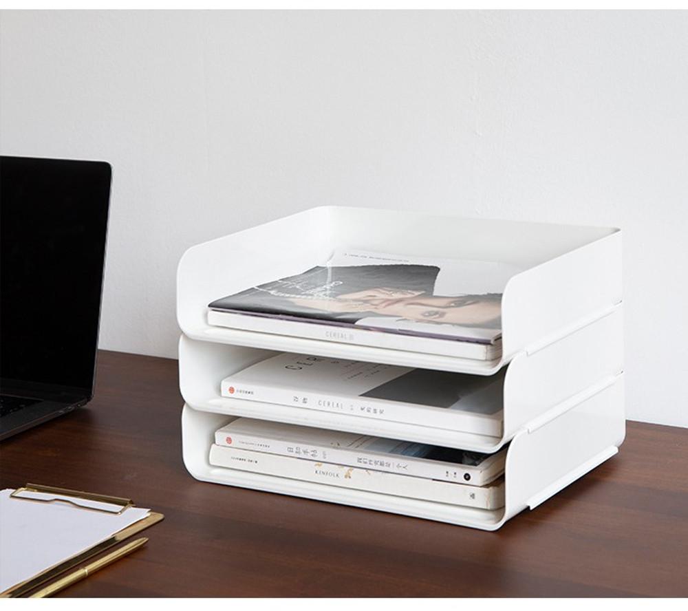 서류 정리함 파일 책 수납 트레이 정리 선반 1p