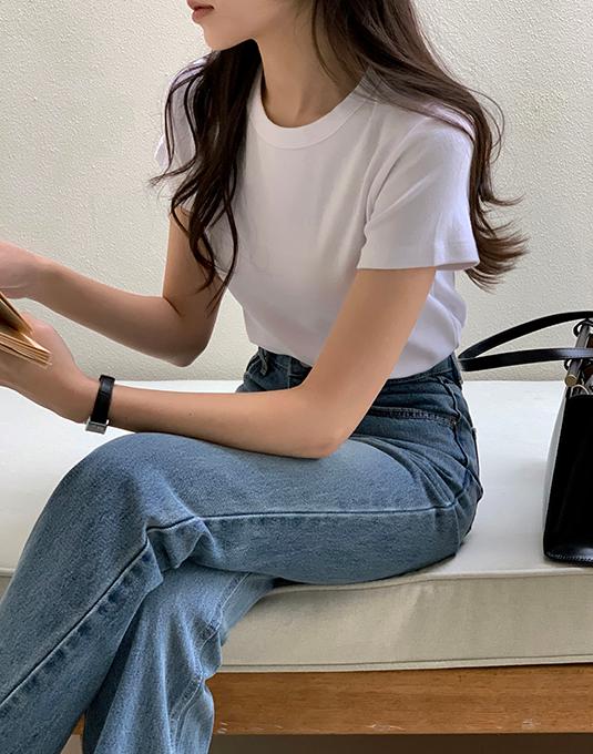 [MADE] 탄탄핏 코튼 반팔 티셔츠