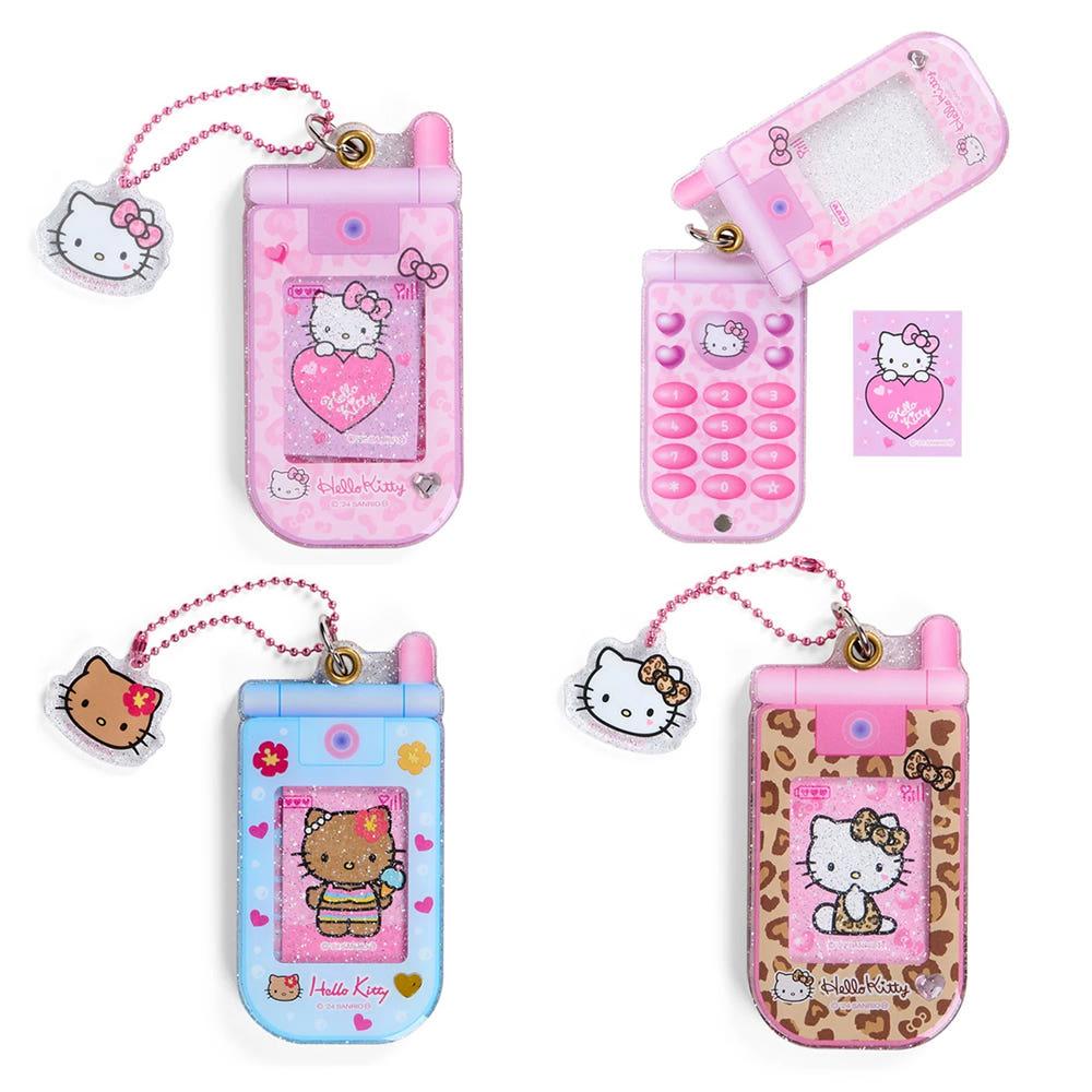 헬로키티 고고걸 컬렉션  슬라이드 폴더폰 키링