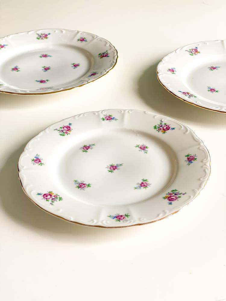 [중고] spring time dessert & salad plate (2 size)