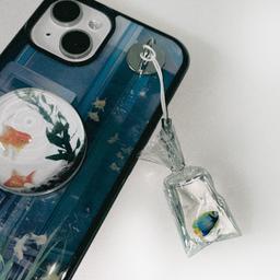 Fish plastic bag 핸드폰고리 1+1 추가 상품색은 랜덤/5.6일 이후 발송 예정 preorder