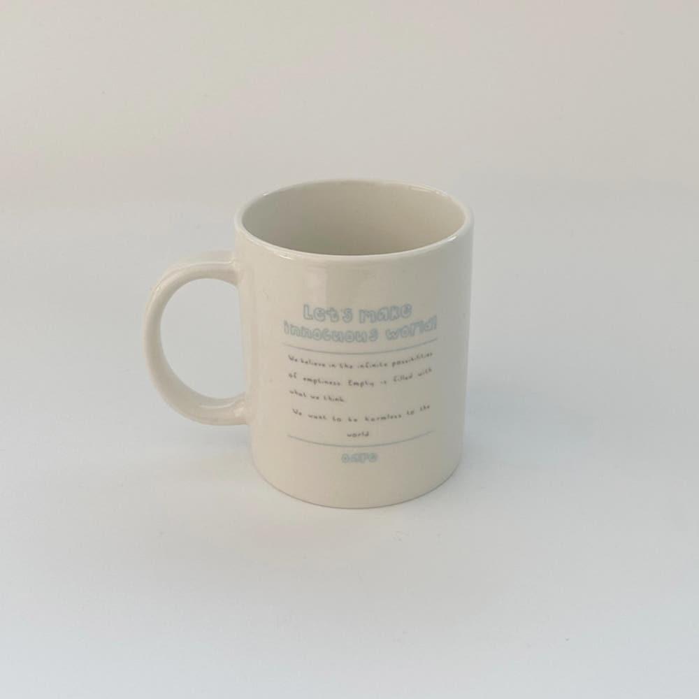 (오아페 제작) 레터링 머그 O.ape lettering mug