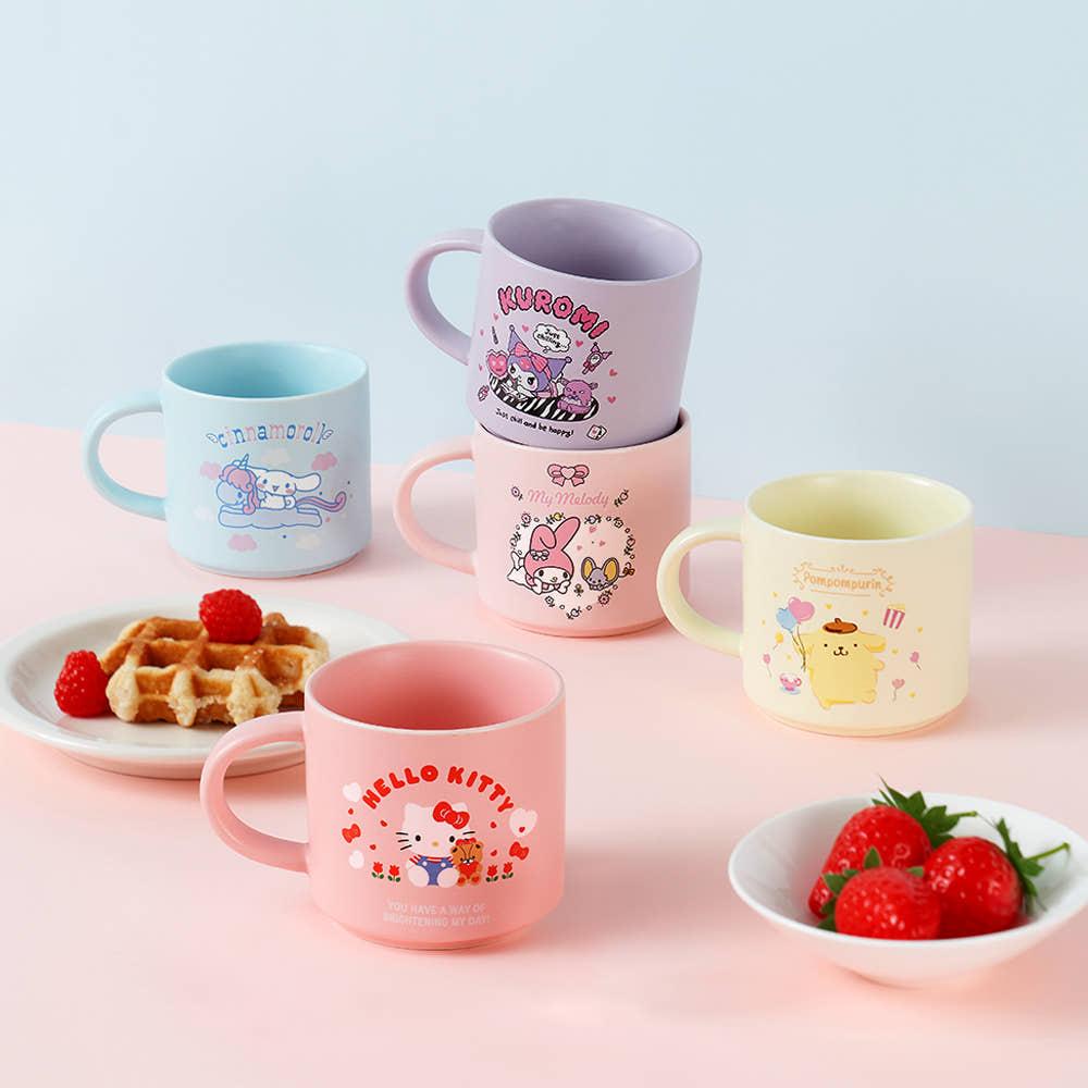 산리오캐릭터즈 머그잔 예쁜 머그잔 선물 세라믹