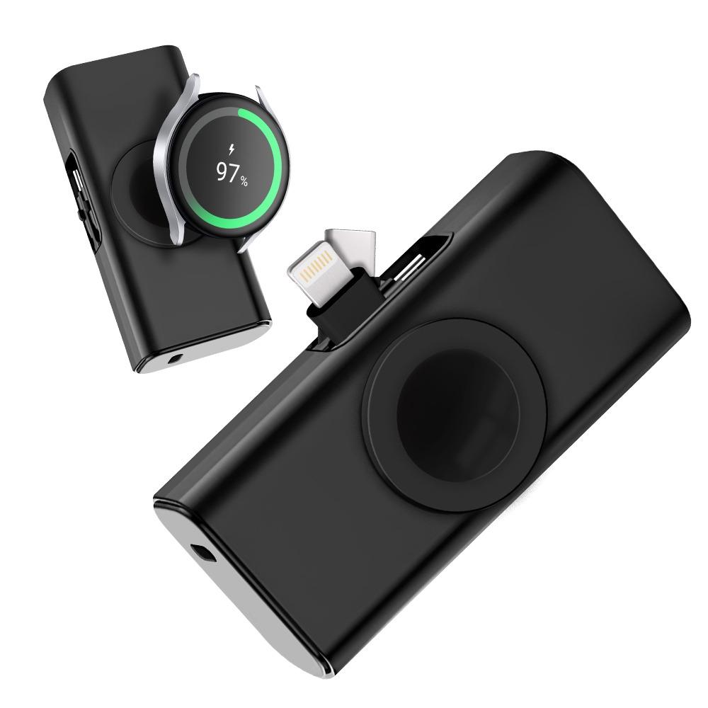 갤럭시워치 충전 + C타입 + 8핀 일체형 3in1 도킹형 미니 보조배터리