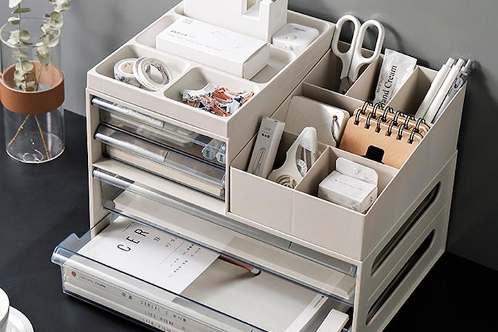 책상 수납 / 사무실 데스크 정리함 오거나이저