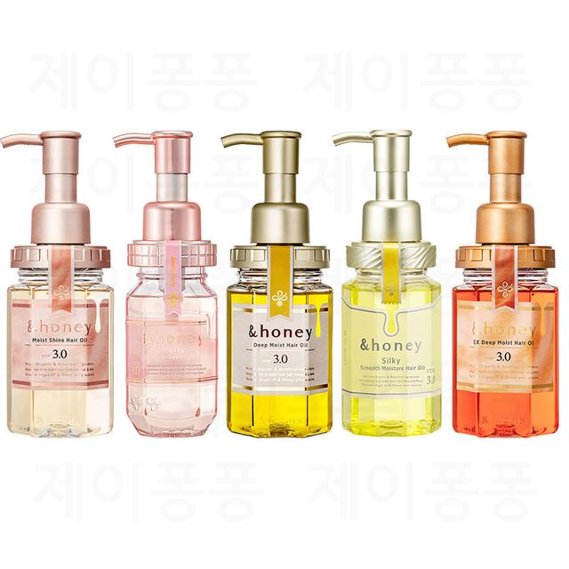 일본 헤어오일 100ml 앤드허니 &honey