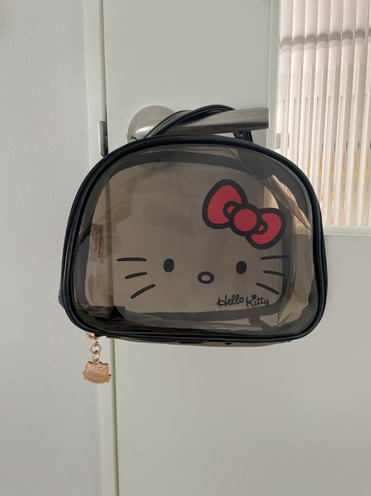 [젬마풀] 블랙 키티 투명 파우치